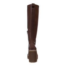 Load image into Gallery viewer, NAKED FEET - APEX in CACAO Wedge Knee High Boots