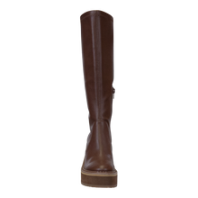 Load image into Gallery viewer, NAKED FEET - APEX in CACAO Wedge Knee High Boots