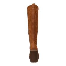 Load image into Gallery viewer, NAKED FEET - APEX in CAMEL Wedge Knee High Boots