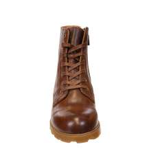Load image into Gallery viewer, OTBT - ARC in BROWN LEATHER Heeled Ankle Boots
