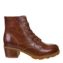 Load image into Gallery viewer, OTBT - ARC in BROWN LEATHER Heeled Ankle Boots