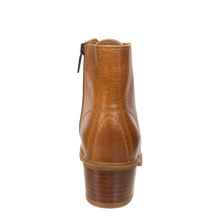 Load image into Gallery viewer, OTBT - ARC in CAMEL LEATHER Heeled Ankle Boots