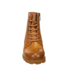 Load image into Gallery viewer, OTBT - ARC in CAMEL LEATHER Heeled Ankle Boots