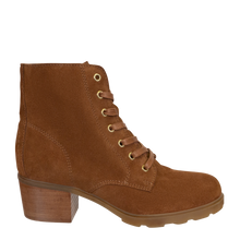 Load image into Gallery viewer, OTBT - ARC in CAMEL Heeled Ankle Boots