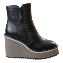 Load image into Gallery viewer, NAKED FEET - AVAIL in BLACK Wedge Ankle Boots