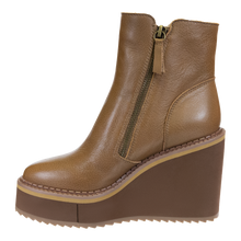Load image into Gallery viewer, NAKED FEET - AVAIL in BROWN Wedge Ankle Boots