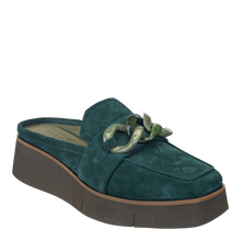 Load image into Gallery viewer, NAKED FEET - ELECT in EMERALD Platform Mules