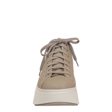 Load image into Gallery viewer, NAKED FEET - ESSEX in GREIGE Platform High Top Sneakers
