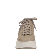 Load image into Gallery viewer, NAKED FEET - ESSEX in GREIGE Platform High Top Sneakers