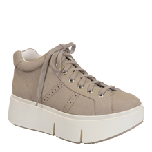 Load image into Gallery viewer, NAKED FEET - ESSEX in GREIGE Platform High Top Sneakers