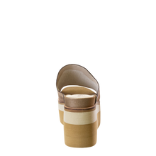 Load image into Gallery viewer, NAKED FEET - FLOW in GOLD Platform Sandals