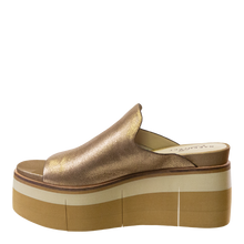Load image into Gallery viewer, NAKED FEET - FLOW in GOLD Platform Sandals
