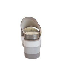 Load image into Gallery viewer, NAKED FEET - FLOW in SILVER Platform Sandals