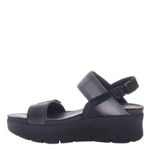 Load image into Gallery viewer, OTBT - NOVA in BLACK Wedge Sandals