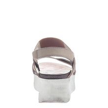 Load image into Gallery viewer, OTBT - NOVA in SILVER Wedge Sandals