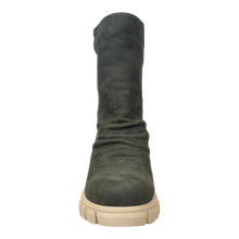 Load image into Gallery viewer, NAKED FEET - PROTOCOL in GREY Heeled Mid Shaft Boots