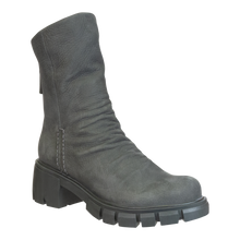 Load image into Gallery viewer, NAKED FEET - PROTOCOL in GREY Heeled Mid Shaft Boots