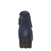 Load image into Gallery viewer, OTBT - STORY in NAVY Wedge Ankle Boots