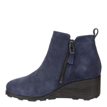 Load image into Gallery viewer, OTBT - STORY in NAVY Wedge Ankle Boots