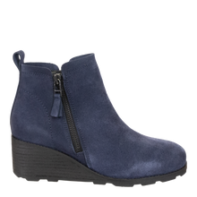 Load image into Gallery viewer, OTBT - STORY in NAVY Wedge Ankle Boots