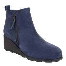Load image into Gallery viewer, OTBT - STORY in NAVY Wedge Ankle Boots