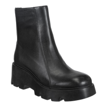 Load image into Gallery viewer, NAKED FEET - XENUS in BLACK LEATHER Platform Ankle Boots