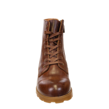 Load image into Gallery viewer, OTBT - ARC in BROWN LEATHER Heeled Ankle Boots
