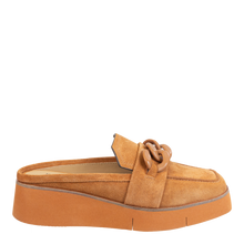 Load image into Gallery viewer, NAKED FEET - ELECT in CAMEL Platform Mules
