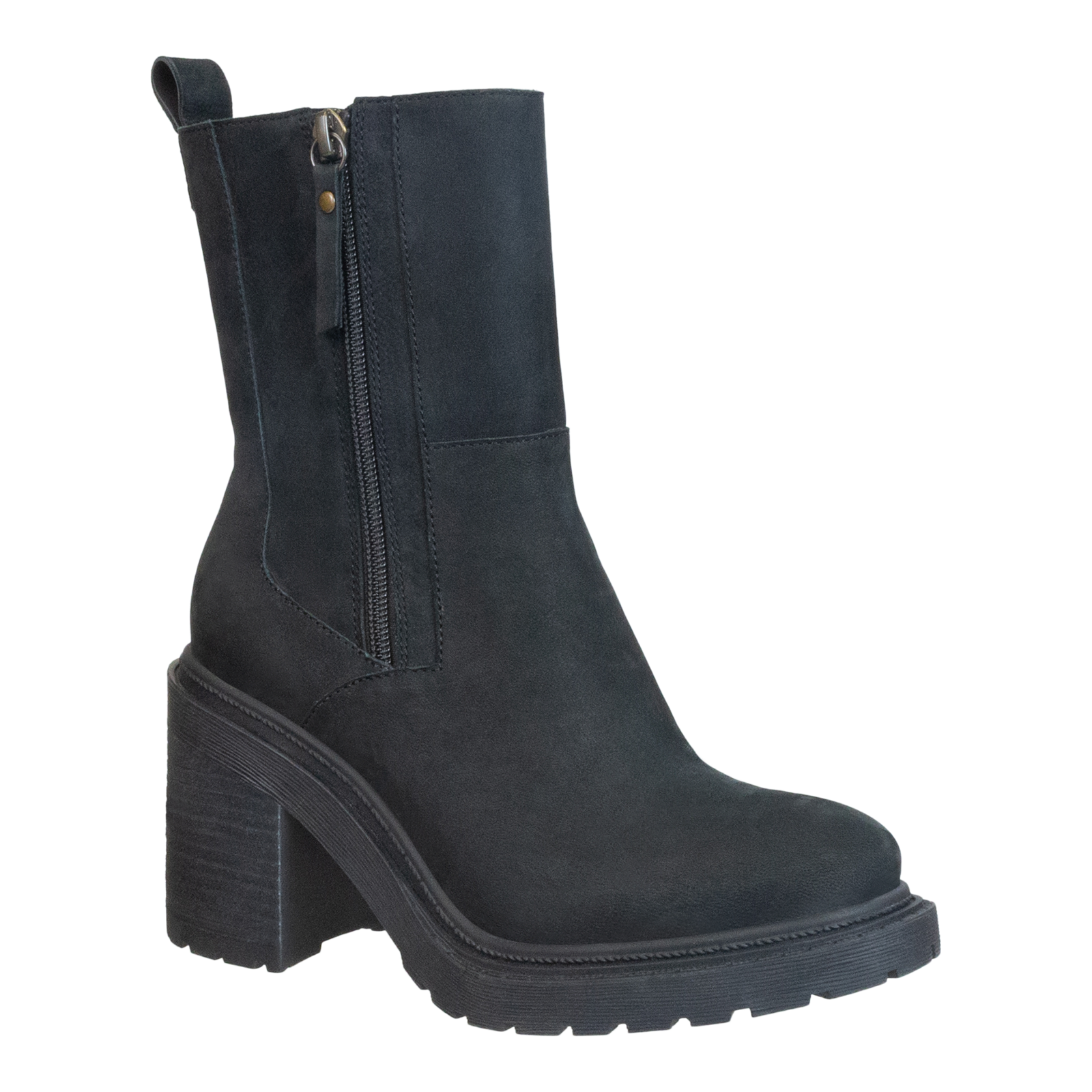 OTBT - HABITUS in BLACK Heeled Ankle Boots – Barkin’ Dogs Shoe Co.