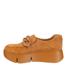 Load image into Gallery viewer, NAKED FEET - PRINCETON in CAMEL Platform Sneakers
