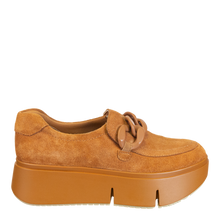Load image into Gallery viewer, NAKED FEET - PRINCETON in CAMEL Platform Sneakers
