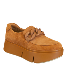 Load image into Gallery viewer, NAKED FEET - PRINCETON in CAMEL Platform Sneakers
