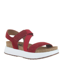 Load image into Gallery viewer, OTBT - SIERRA in RED Wedge Sandals
